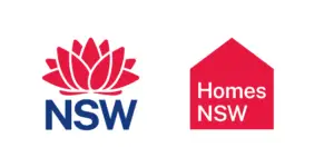 NSW Government and Homes NSW logo